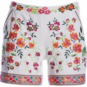 Size 12 Boston Proper embroidered shorts. NWT.
